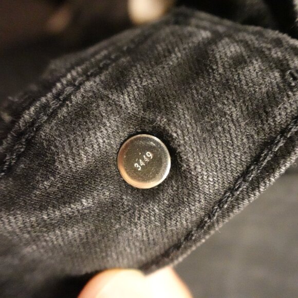 Levi’s Jeans 415 Relaxed Bootcut Jean Women’s Size 31 Black Denim Red Tab - Picture 12 of 14